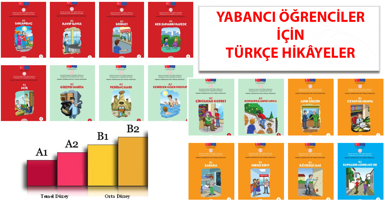Yabancı Öğrenciler İçin Türkçe Hikâyeler (A1, A2, B1, B2)