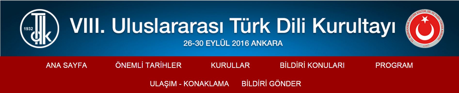 VIII. Uluslararası Türk Dili Kurultayı